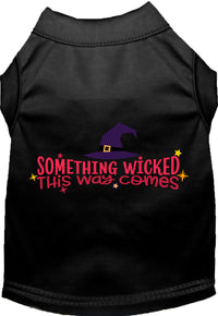 Something Wicked This Way Comes Pet Shirt