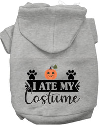 I Ate My Costume Halloween Pet Hoodie