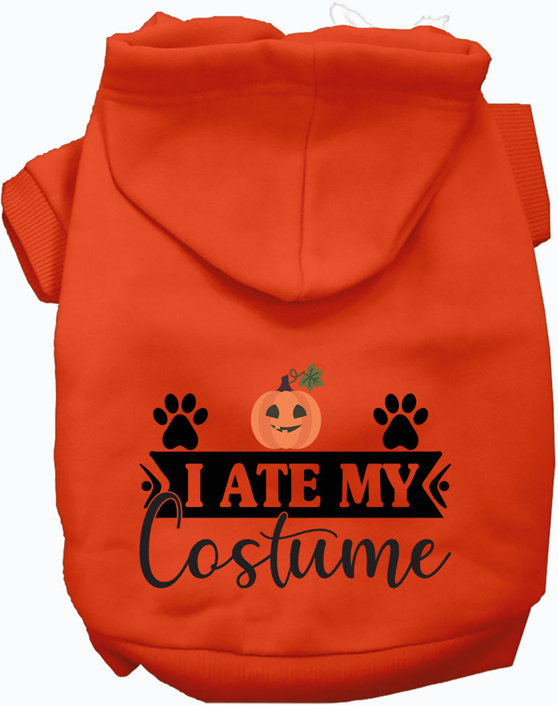 I Ate My Costume Halloween Pet Hoodie-Pet Apparel-BIG FRENCHIES-As You Wish Apparel