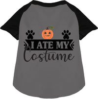 I Ate My Costume Pet Raglan Shirt