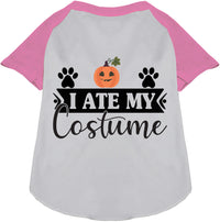 I Ate My Costume Pet Raglan Shirt