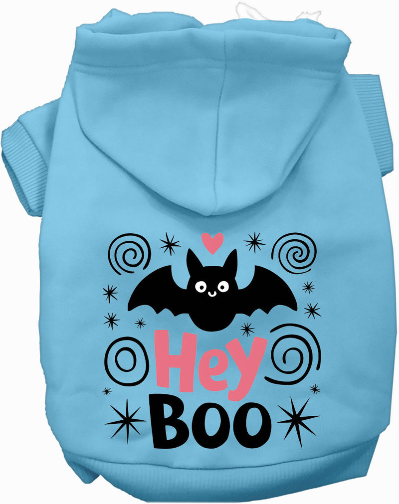 Hey Boo! Halloween Pet Hoodie-Pet Apparel-BIG FRENCHIES-As You Wish Apparel