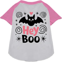 Hey Boo! Pet Raglan Shirt