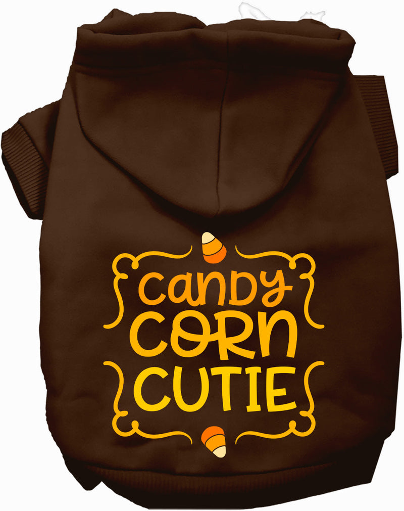 Candy Corn Cutie Pet Hoodie-Pet Apparel-BIG FRENCHIES-As You Wish Apparel