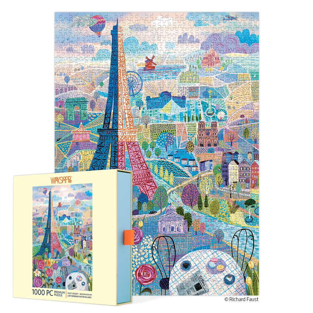 Paris 1000 Piece Jigsaw Puzzle - BIG FRENCHIES