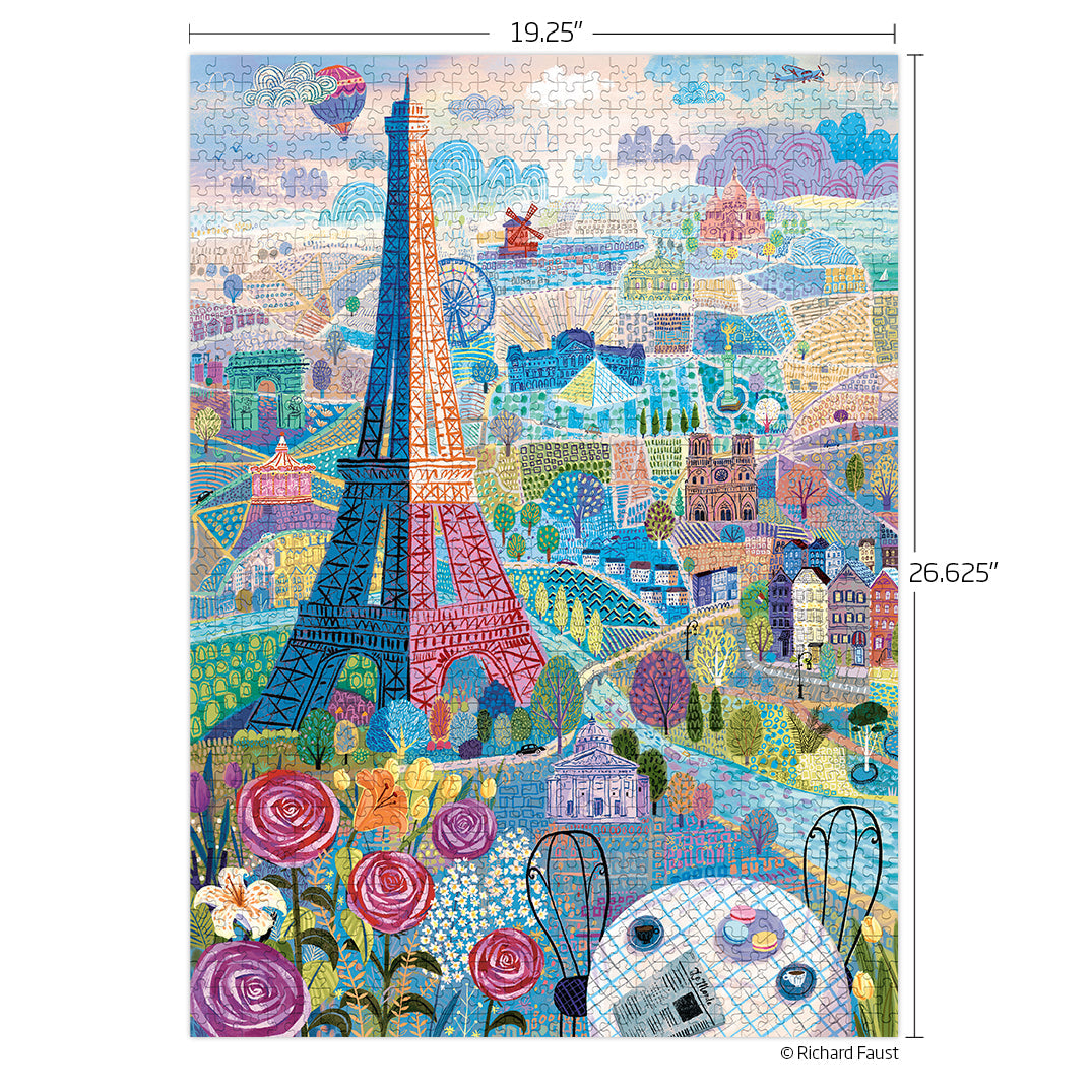 Paris 1000 Piece Jigsaw Puzzle - BIG FRENCHIES