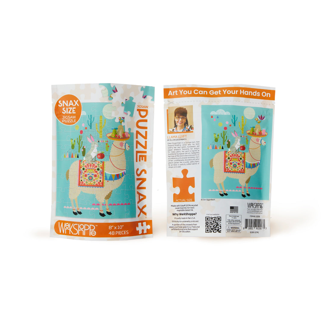 Llama Llyft 48 Piece Jigsaw Puzzle Snax - BIG FRENCHIES