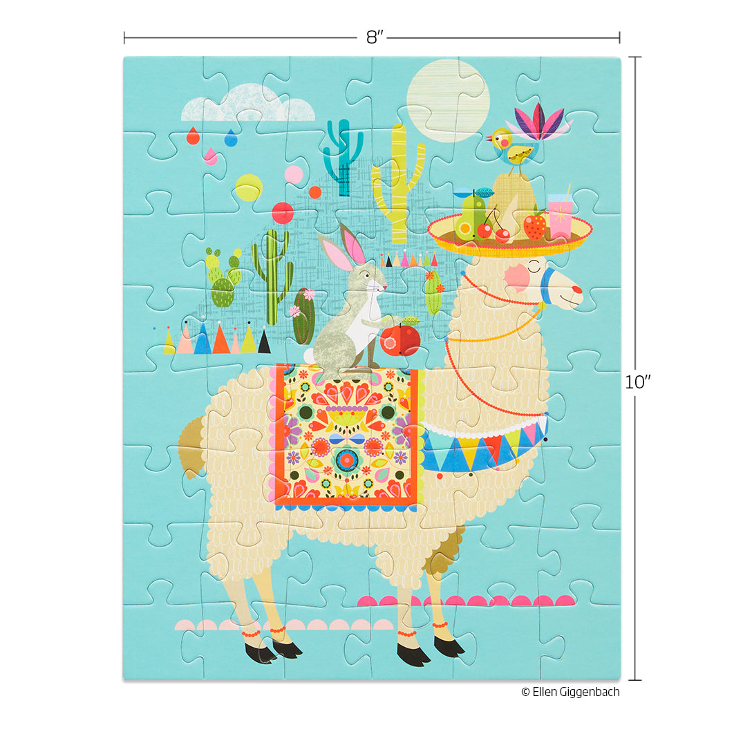 Llama Llyft 48 Piece Jigsaw Puzzle Snax - BIG FRENCHIES