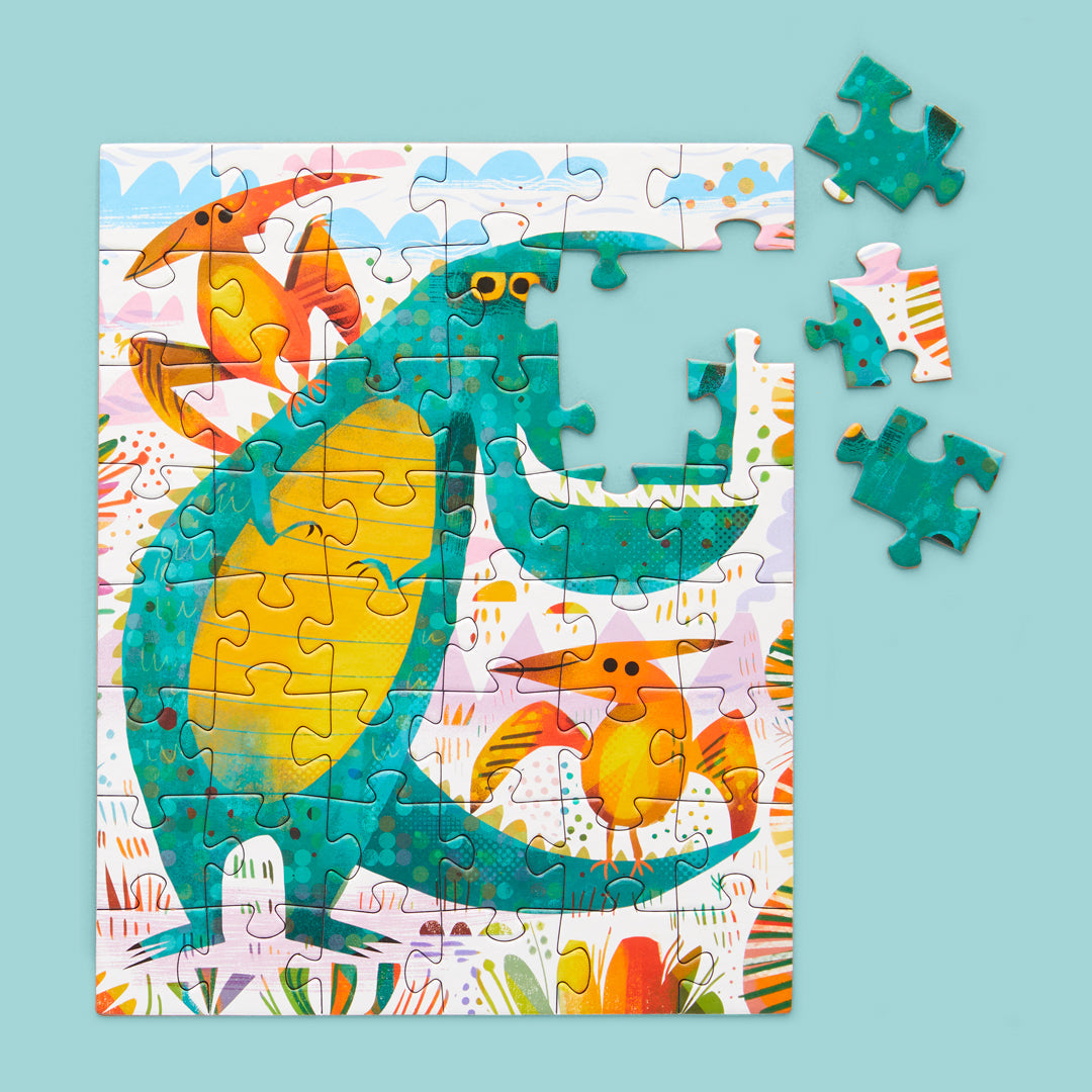 T-Rex and Friends 48 Piece Jigsaw Puzzle Snax - BIG FRENCHIES