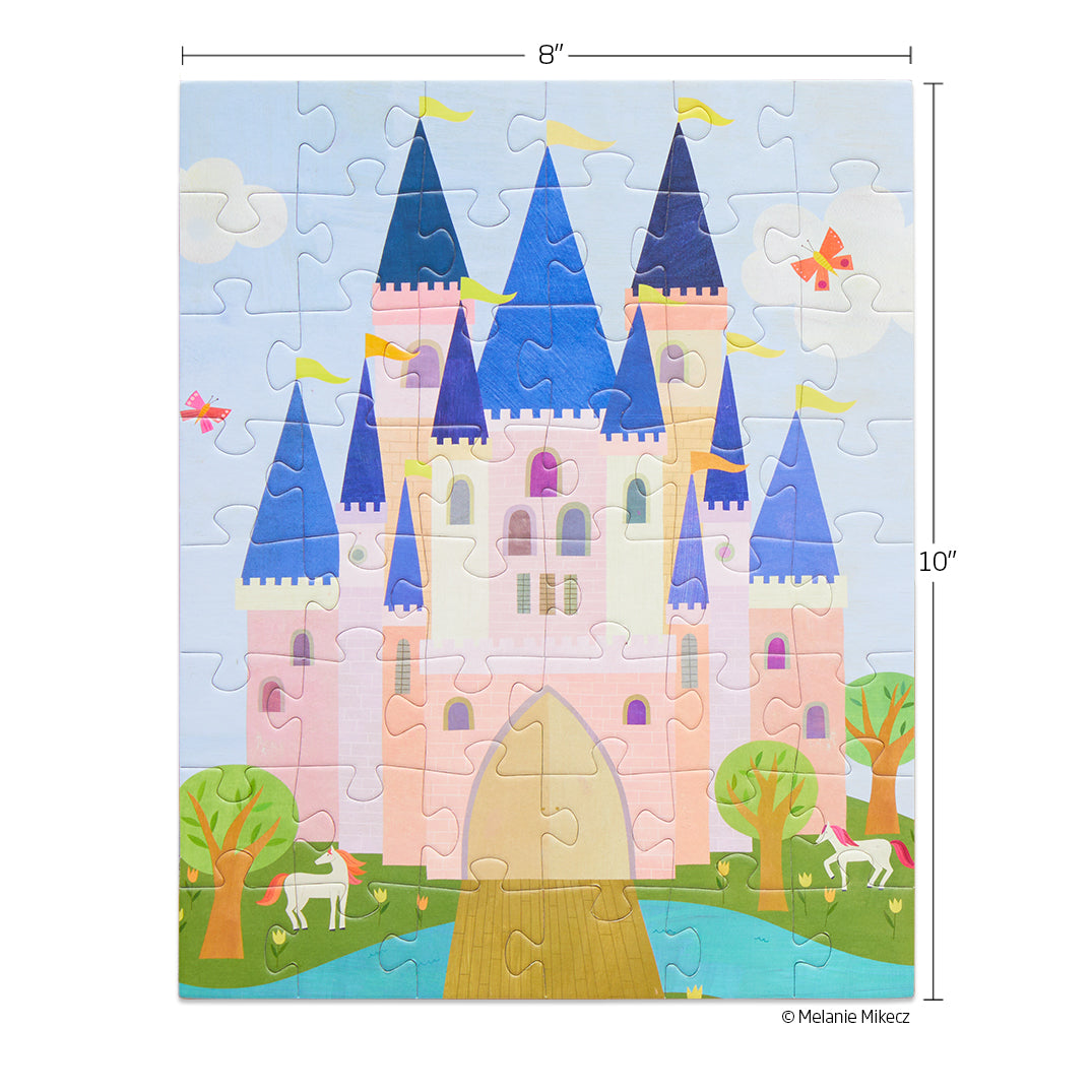 Pink Royal Castle 48 Piece Jigsaw Puzzle Snax - BIG FRENCHIES