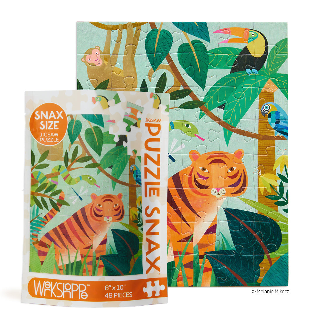 In the Jungle 48 Piece Jigsaw Puzzle Snax - BIG FRENCHIES