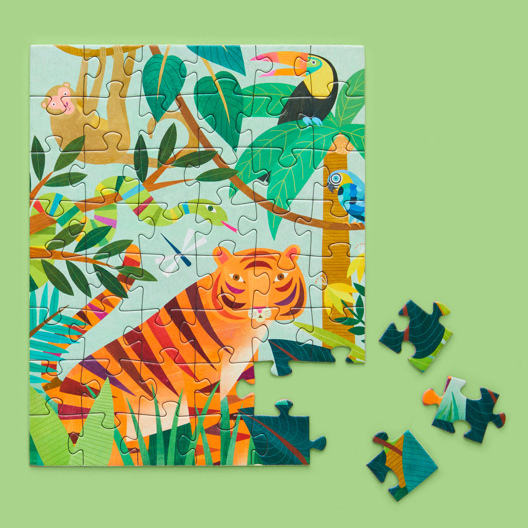 In the Jungle 48 Piece Jigsaw Puzzle Snax - BIG FRENCHIES