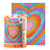 Velvet Heart 100 Piece Puzzle Snax - BIG FRENCHIES