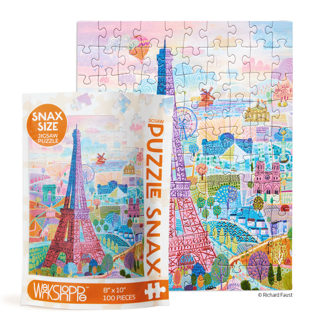 Paris Holiday 100 Piece Jigsaw Puzzle - BIG FRENCHIES