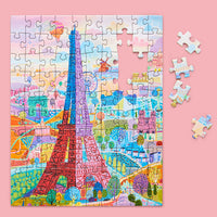 Paris Holiday 100 Piece Jigsaw Puzzle - BIG FRENCHIES
