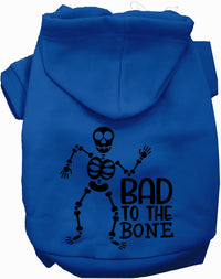 Bad to the Bone Halloween Pet Hoodie