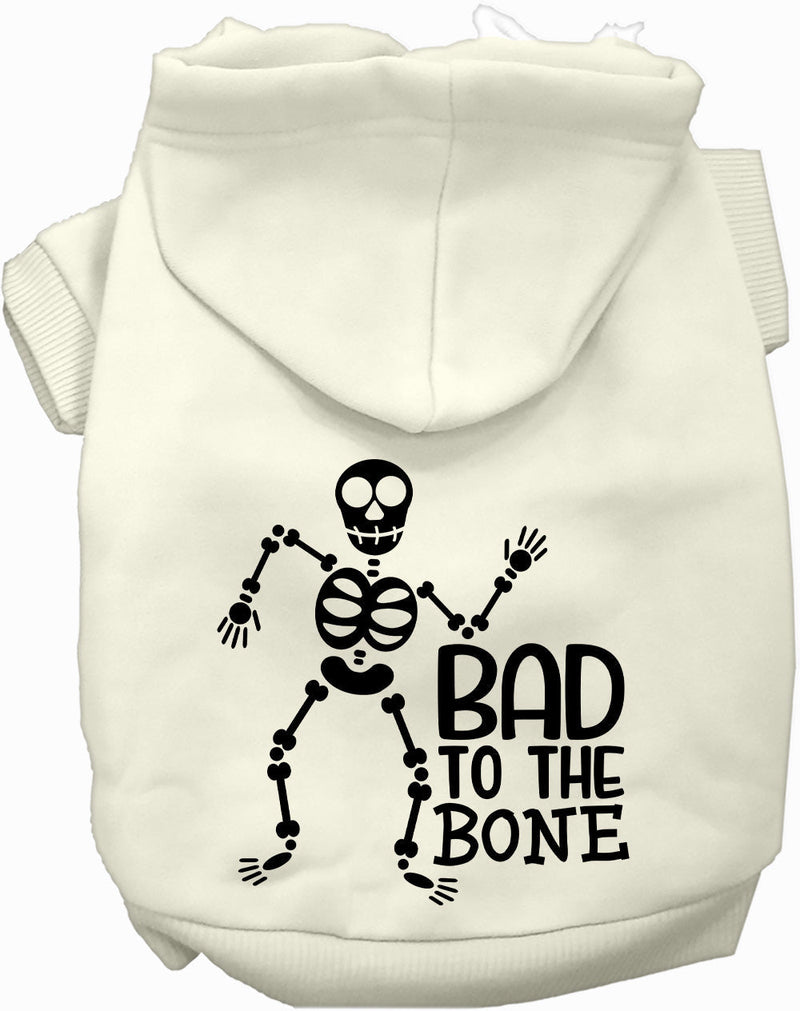 Bad to the Bone Halloween Pet Hoodie-Pet Apparel-BIG FRENCHIES-As You Wish Apparel