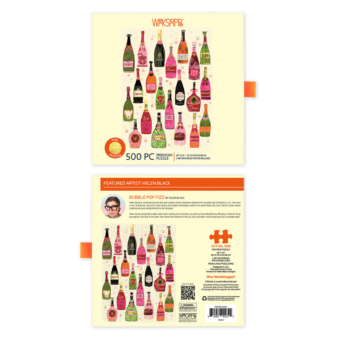 Bubble Pop Fizz 500 Piece Jigsaw Puzzle - BIG FRENCHIES