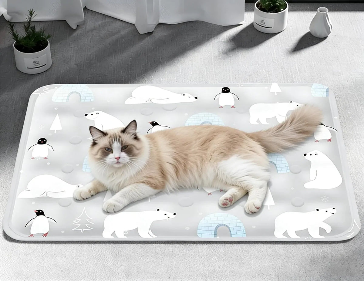 90*60 cm Dog Cooling Mat, 2026 New Summer Pet Mats, Portable Pet Cooling Pad for Travel, Washable Gel Coolings Mat for D