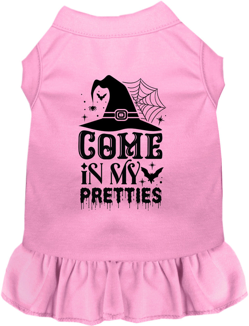 Come In My Pretties Witch Halloween Pet Dress-Pet Apparel-BIG FRENCHIES-As You Wish Apparel