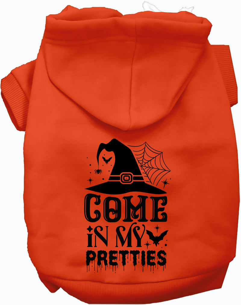 Come In My Pretties Halloween Pet Hoodie-Pet Apparel-BIG FRENCHIES-As You Wish Apparel