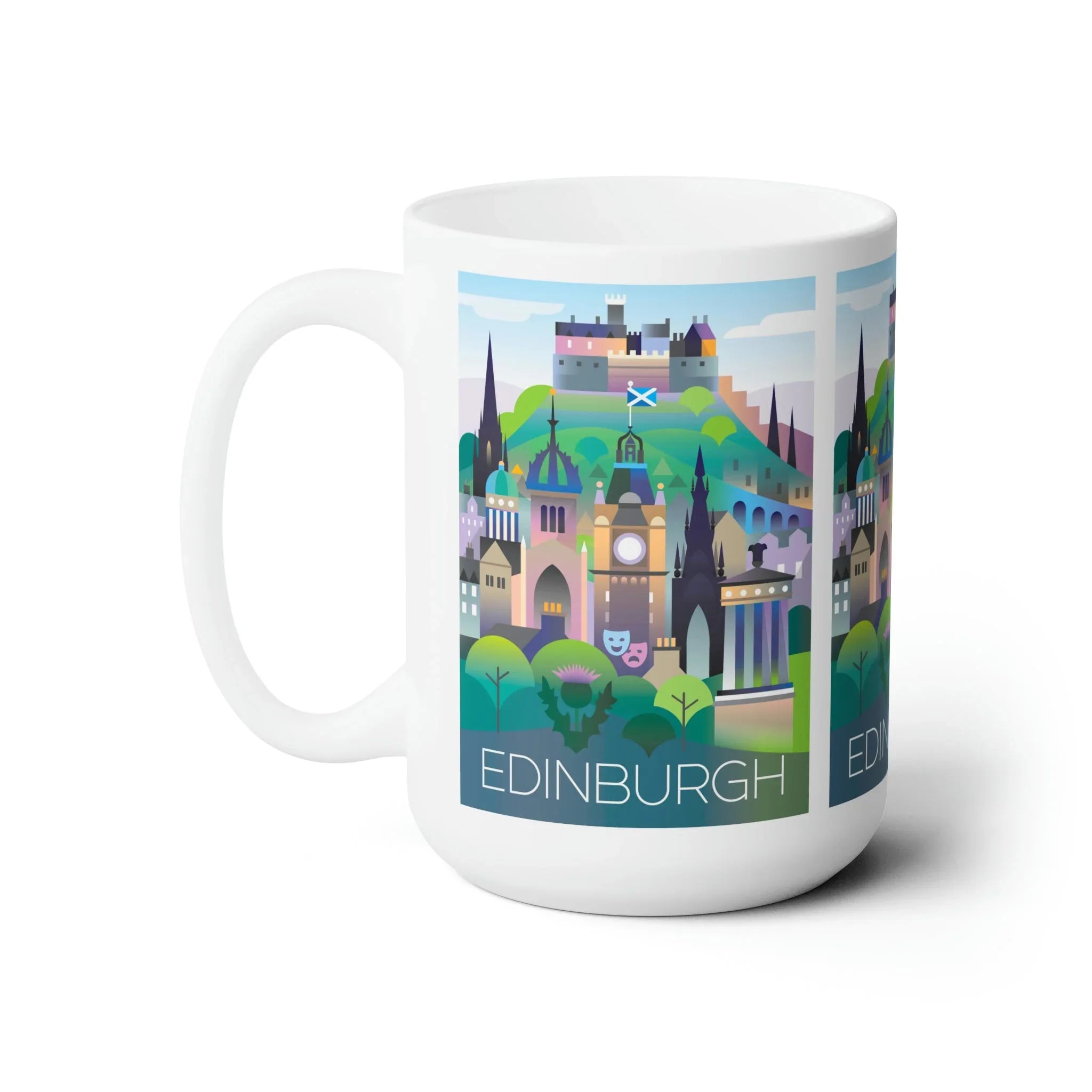 Edinburgh Ceramic Mug 11oz or 15oz - BIG FRENCHIES