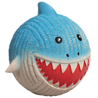 Finn the Shark Ruff-Tex® Latex Ball Dog Toy, Large - BIG FRENCHIES