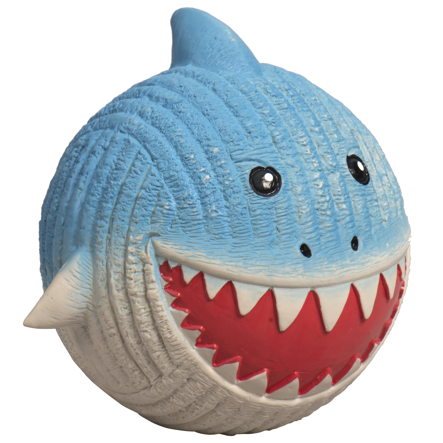 Finn the Shark Ruff-Tex® Latex Ball Dog Toy, Large - BIG FRENCHIES