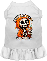 Don't Worry, Be Spooky Halloween Pet Dress