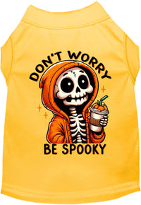 Don't Worry, Be Spooky Pet Shirt