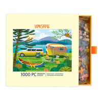 Happy Camper 1000 Piece Puzzle - BIG FRENCHIES