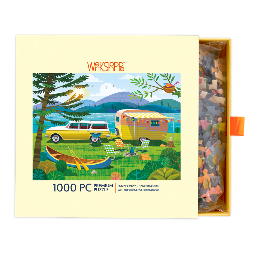 Happy Camper 1000 Piece Puzzle - BIG FRENCHIES