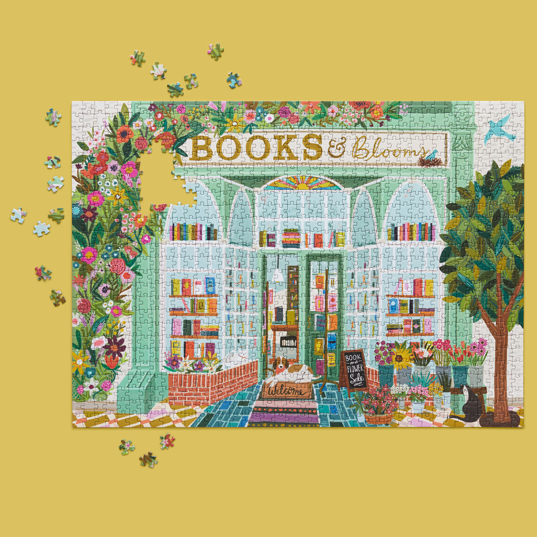 Books And Blooms 1000 Piece Puzzle - BIG FRENCHIES