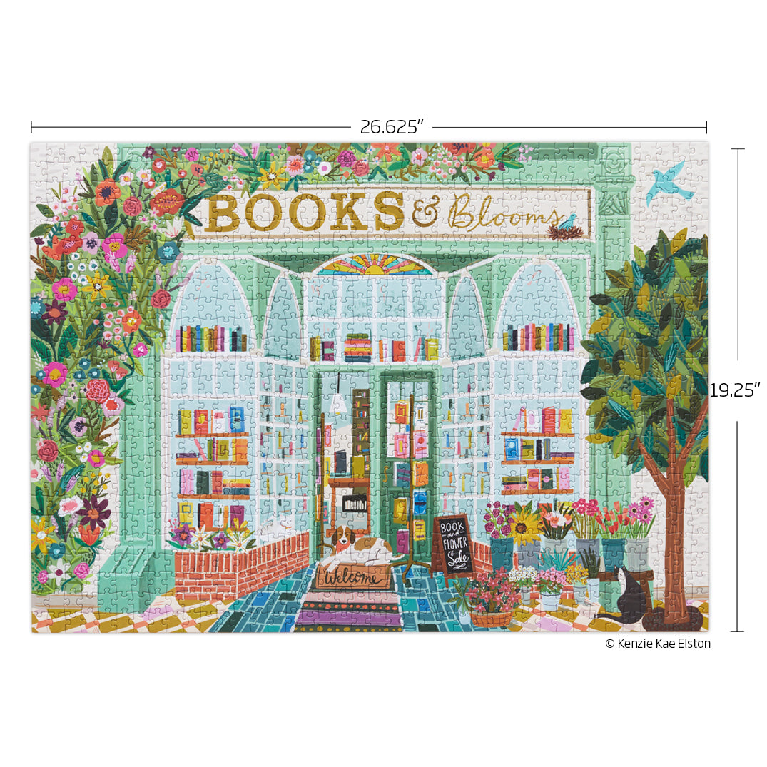 Books And Blooms 1000 Piece Puzzle - BIG FRENCHIES