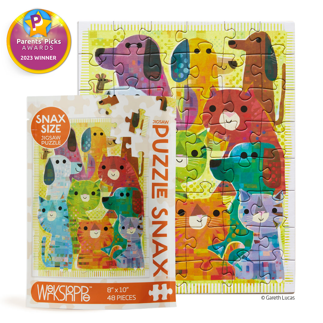 Tats And Dods 48 Piece Kids Puzzle Snax - BIG FRENCHIES