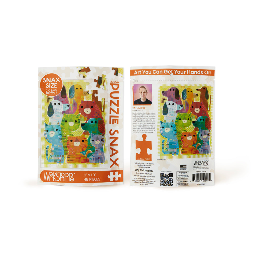 Tats And Dods 48 Piece Kids Puzzle Snax - BIG FRENCHIES