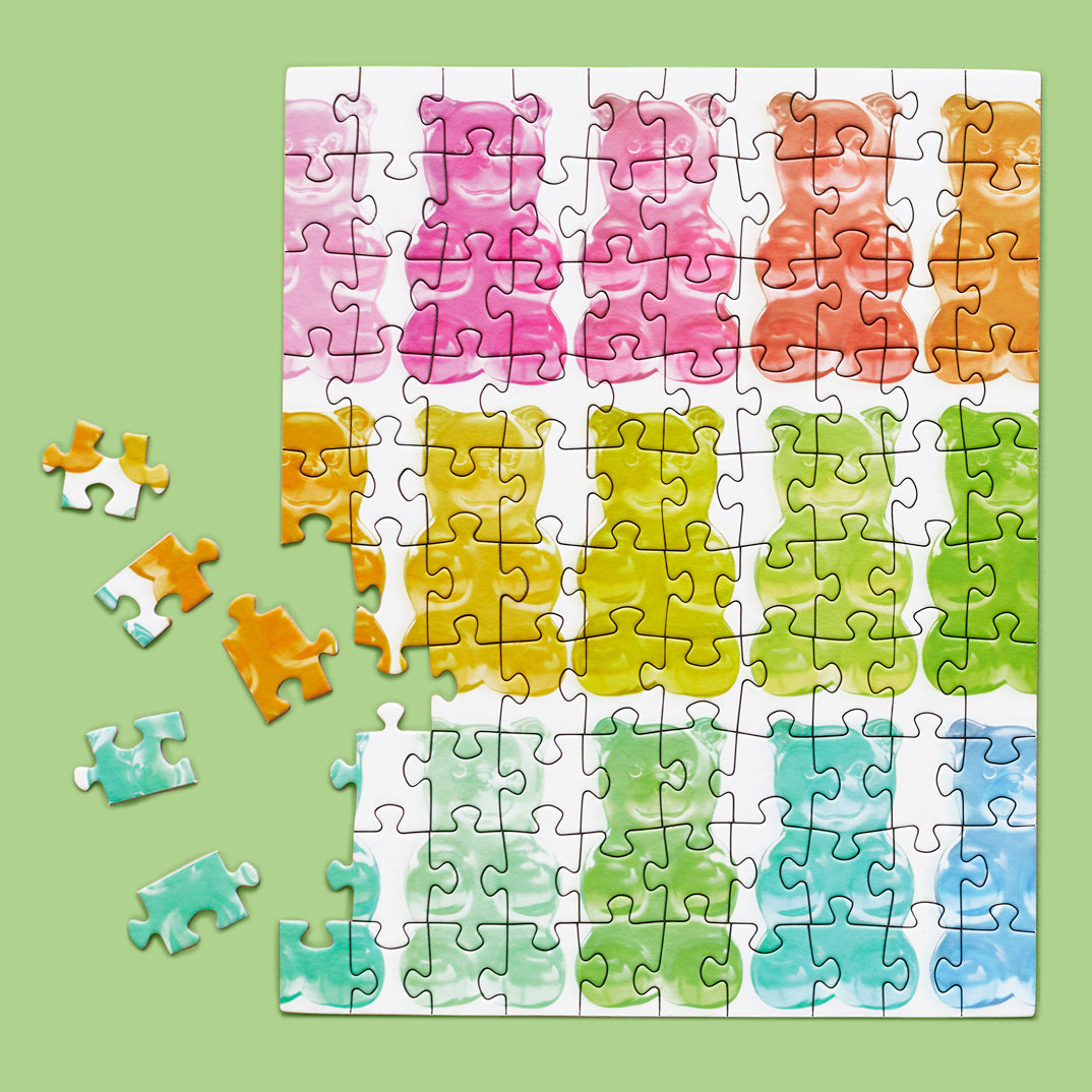 Gummy Bears 100 Piece Puzzle Snax - BIG FRENCHIES