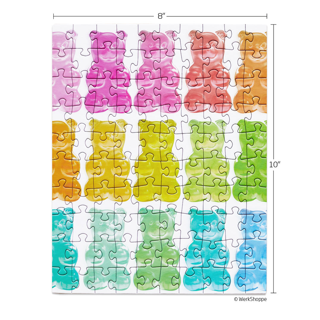 Gummy Bears 100 Piece Puzzle Snax - BIG FRENCHIES
