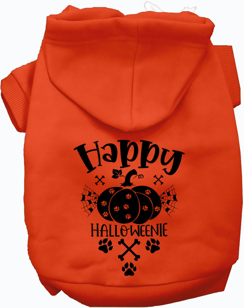 Happy Halloweenie Pet Hoodie-Pet Apparel-BIG FRENCHIES-As You Wish Apparel