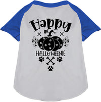 Happy Halloweenie Pet Raglan Shirt