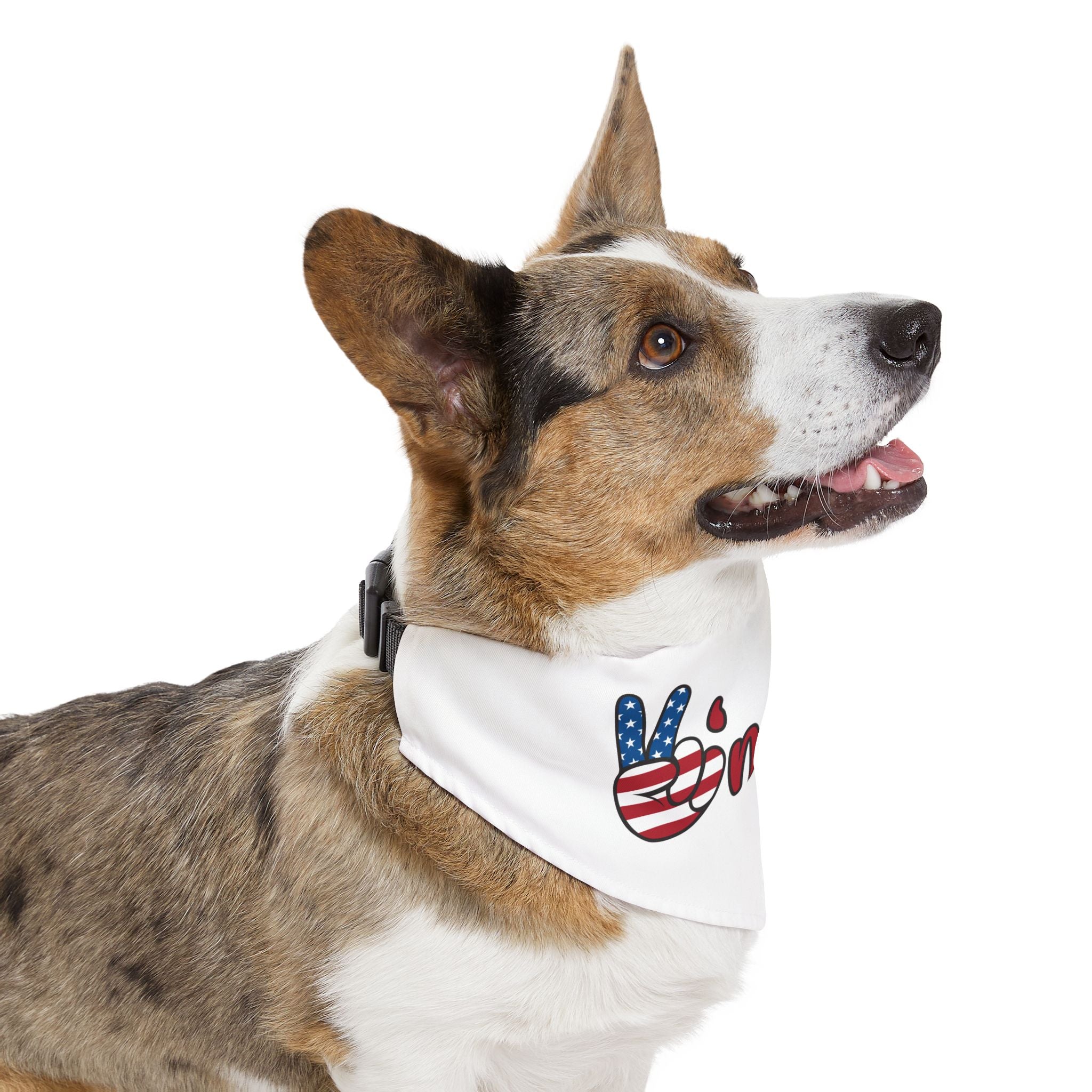 Stars and Stripes Patriotic Dog Bandana - BIG FRENCHIES