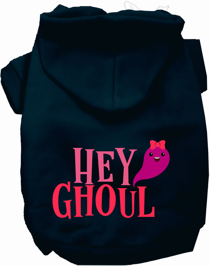 Hey Ghoul Pet Hoodie-Pet Apparel-BIG FRENCHIES-As You Wish Apparel