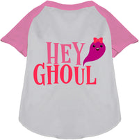 Hey Ghoul Pet Raglan Shirt