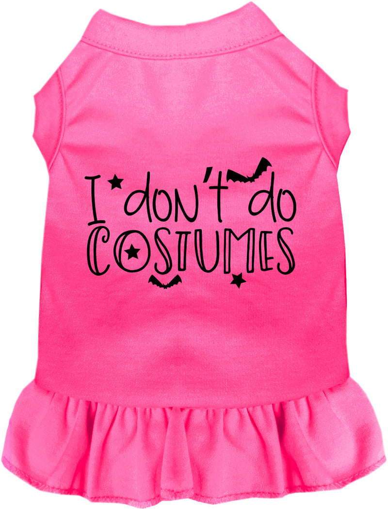 I Don't Do Costumes Halloween Pet Dress-Pet Apparel-BIG FRENCHIES-As You Wish Apparel