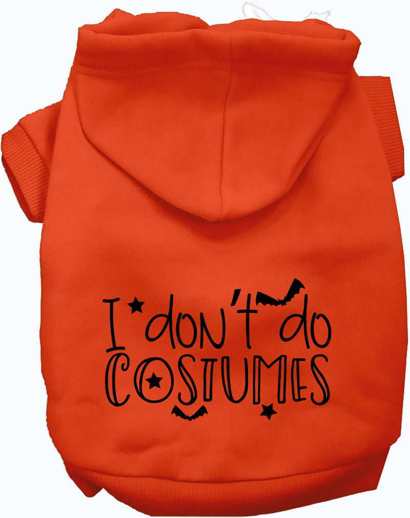 I Don't Do Costumes Halloween Pet Hoodie-Pet Apparel-BIG FRENCHIES-As You Wish Apparel