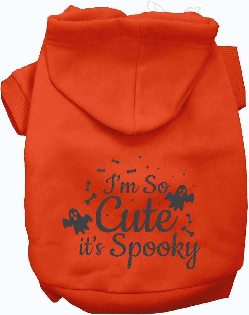 So Cute, It's Spooky Halloween Pet Hoodie-Pet Apparel-BIG FRENCHIES-As You Wish Apparel
