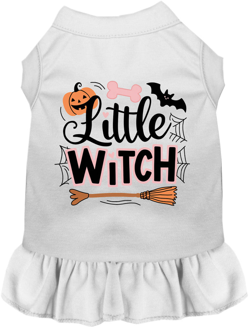 Little Witch Halloween Pet Dress-Pet Apparel-BIG FRENCHIES-As You Wish Apparel