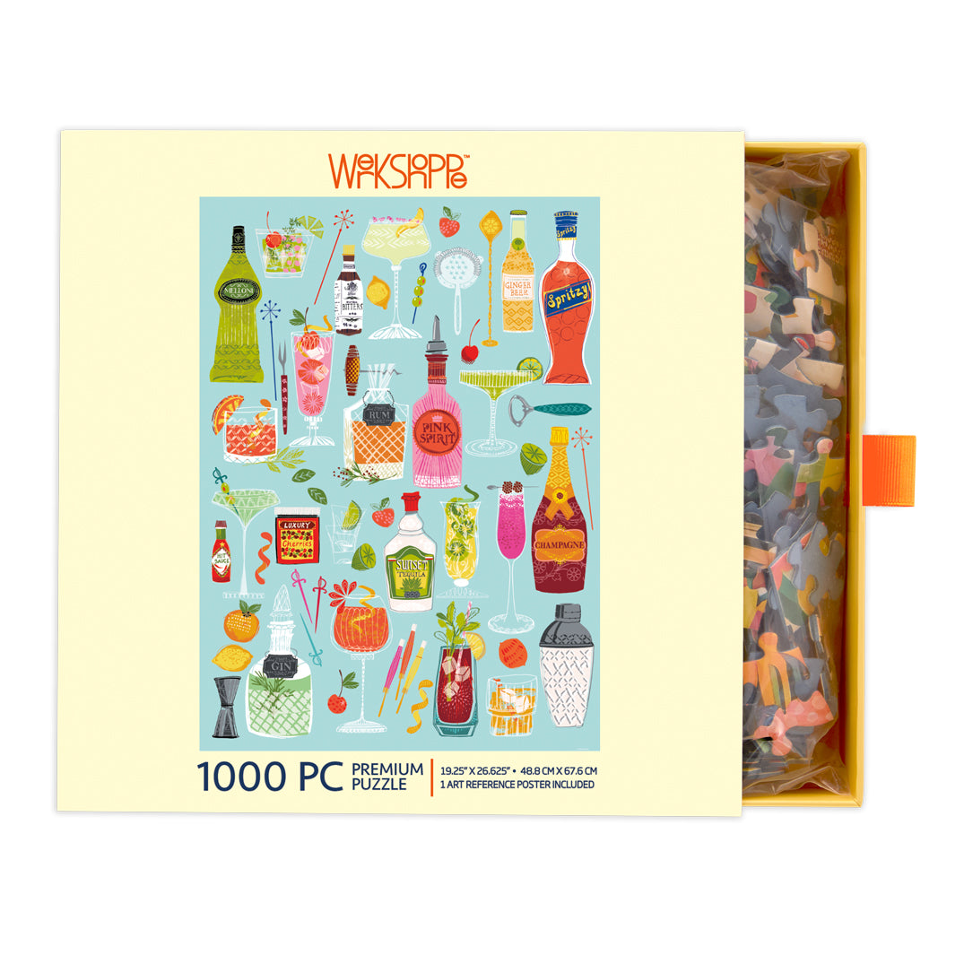 5 O'Clock Somewhere 1000 Piece Puzzle - BIG FRENCHIES