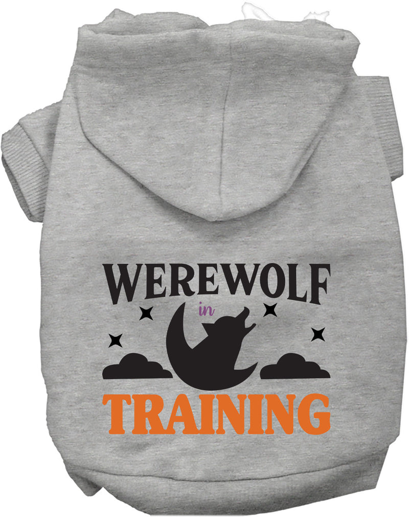 Werewolf in Training Pet Hoodie-Pet Apparel-BIG FRENCHIES-As You Wish Apparel