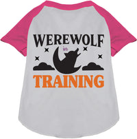 Werewolf in Training Pet Raglan Shirt